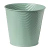 Xenos Bloempot patroon maat S - ø12x13 cm - groen- Plantenbakken|Bloempotten