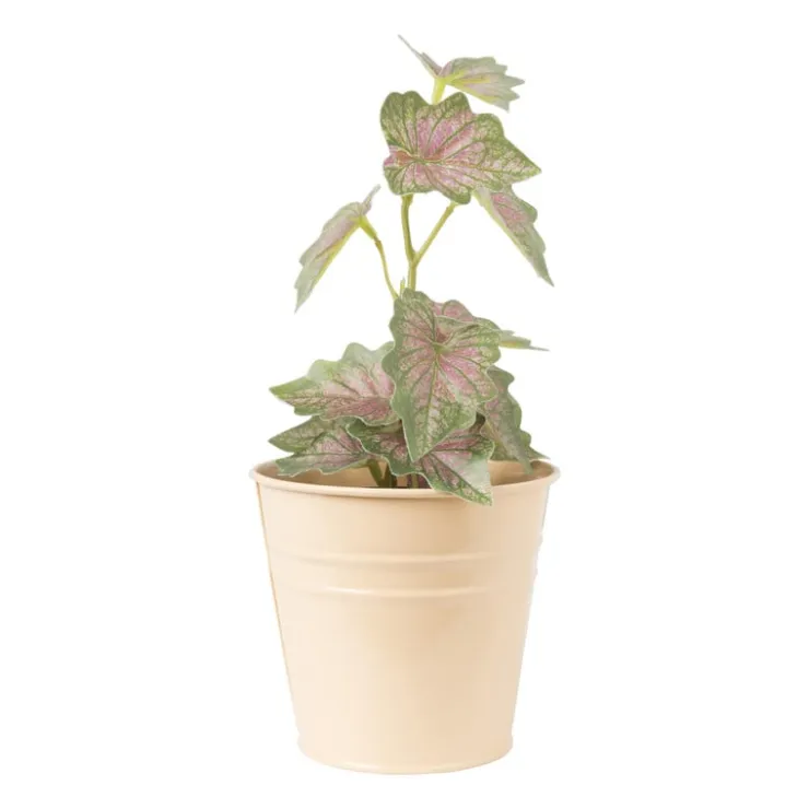 Xenos Bloempot peach - ø10x9.5 cm- Bloempotten