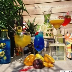 Xenos Blue Hawaii glas - 440 ml - set van 4- Glazensets|Cocktailglazen