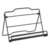 Xenos Boekenstandaard ijzer - zwart - 22x13x16.5 cm- Keukengerei|Kookboeken