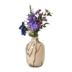 Xenos Boeket kunstbloemen - paars - 60 cm- Kunstbloemen