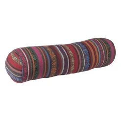 Xenos Bolster kussen Mexican - paars - 15x50 cm- Kussens