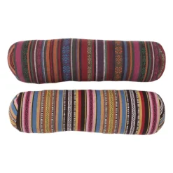 Xenos Bolster kussen Mexican - paars - 15x50 cm- Kussens