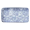 Xenos Bord blue print - botanic - 20x11 cm- Sushi Servies|Tapasservies