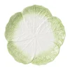 Xenos Bord kool - groen - ø25x3 cm- Borden