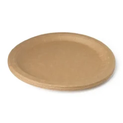 Xenos Bord kraftpapier - 10 stuks - 23,5 cm- Festivals|Wegwerpservies