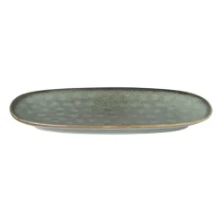 Xenos Bord ovaal Toscane - lichtgroen - 25.5x12 cm- Kommen