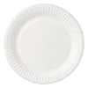 Xenos Bord wit - set van 8 - ø18 cm- Wegwerpservies