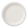 Xenos Borden bagasse - set van 8 - ø23 cm- Wegwerpservies