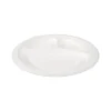 Xenos Borden bagasse met 3 vakken - set van 12 - ø26 cm- Wegwerpservies