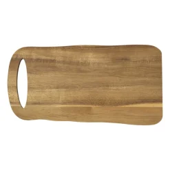 Xenos Borrelplank acacia - bruin - 43x22 cm- Borrelplanken