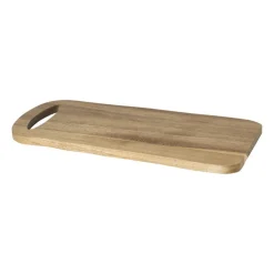 Xenos Borrelplank acacia - bruin - 43x22 cm- Borrelplanken