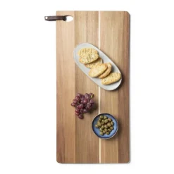 Xenos Borrelplank acacia groot - 70x34x1.5 cm- Borrelplanken