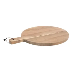 Xenos Borrelplank Acacia rond - 38x30x1,9 cm- Borrelplanken