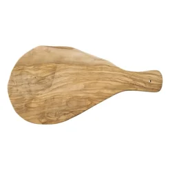 Xenos Borrelplank olijfhout klein - bruin - 28x13 cm- Borrelplanken|Kerstcadeaus