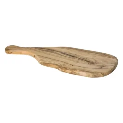 Xenos Borrelplank olijfhout XL - bruin - 46x19 cm- Borrelplanken|Kerst Bakken
