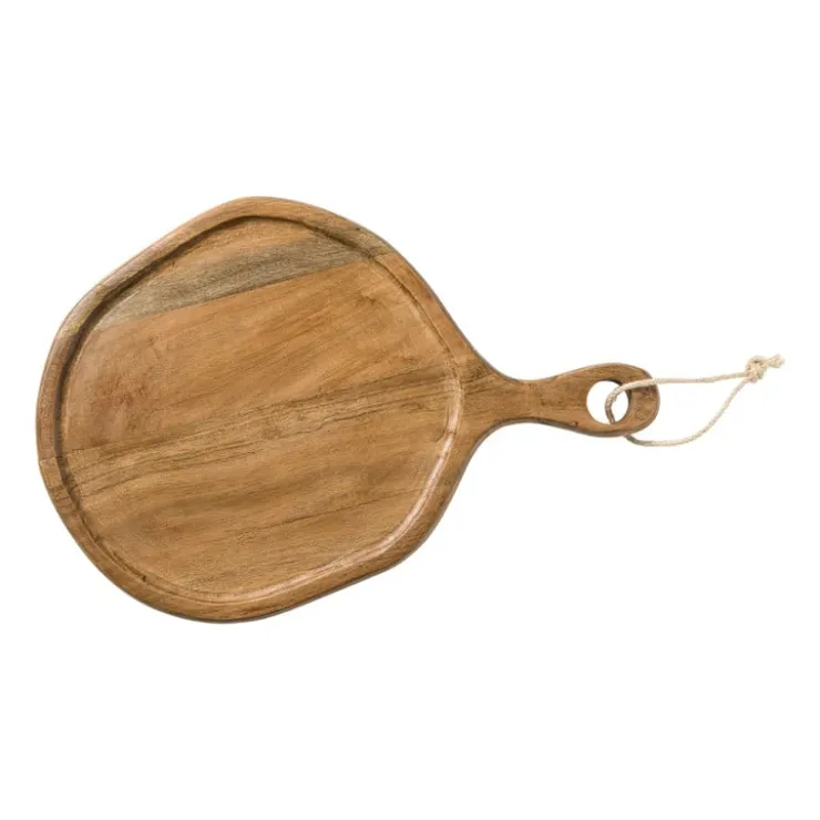 Xenos Borrelplank organisch middel - acaciahout - 46x32.5 cm- Borrelplanken|Kerstcadeaus