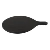 Xenos Borrelplank rond - zwart - 40x50x2 cm- Borrelplanken|Sushi Servies