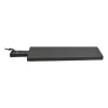 Xenos Borrelplankje acacia lang zwart- 50,8x15,2 cm- Borrelplanken|Sushi Servies