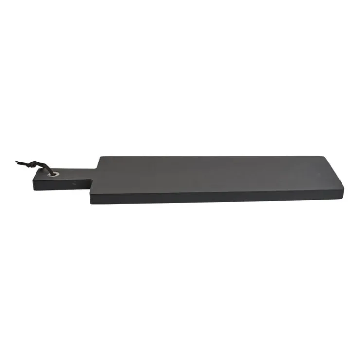 Xenos Borrelplankje acacia lang zwart- 50,8x15,2 cm- Borrelplanken|Sushi Servies