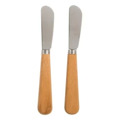 Xenos Botermesje hout - set van 2- Keukengerei