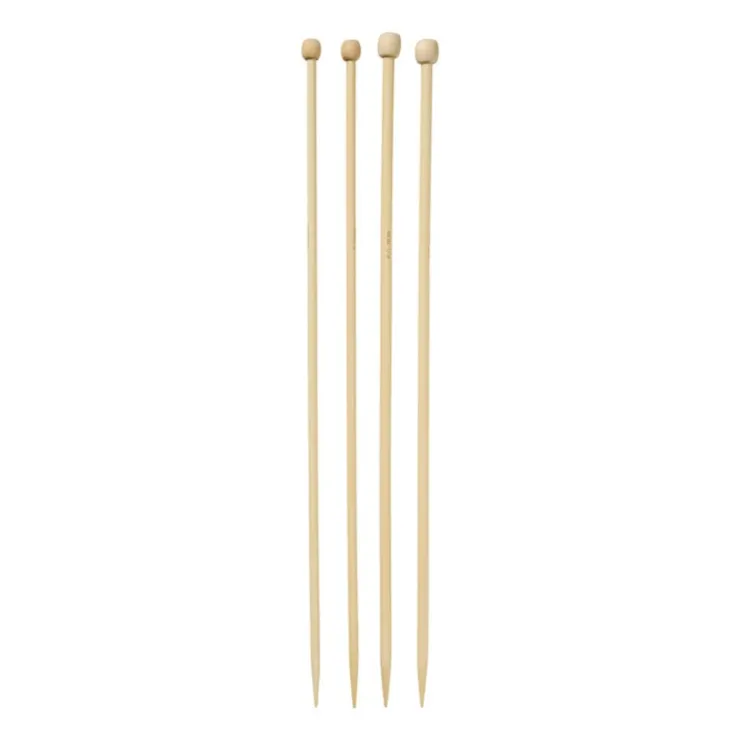 Xenos Breinaalden 5 & 6 mm - bruin - set van 2- Haaknaalden