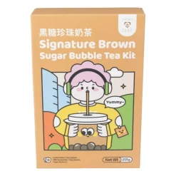 Xenos Bubble tea kit - brown sugar- Thee|Kerstcadeaus