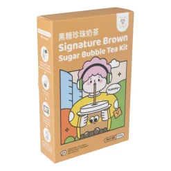Xenos Bubble tea kit - brown sugar- Thee|Kerstcadeaus