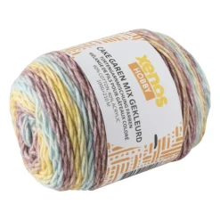 Xenos Cake garen mix - multikleur - 100 gram - 200 meter- Garen