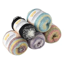 Xenos Cake garen mix - zwart/wit - 80 gram - 160 meter- Garen