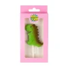Xenos Caketopper dino - groen- Kinderfeestjes|Taartdecoratie