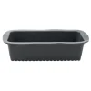 Xenos Cakevorm siliconen - grijs - 27x14x6.5 cm- Bakvormen