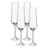 Xenos Champagne glazen kristal - 200 ml - set van 4- Glazensets|Champagneglazen