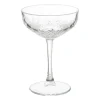 Xenos Champagnecoupe timeless - transparant - 255 ml- Kerst|Ijs
