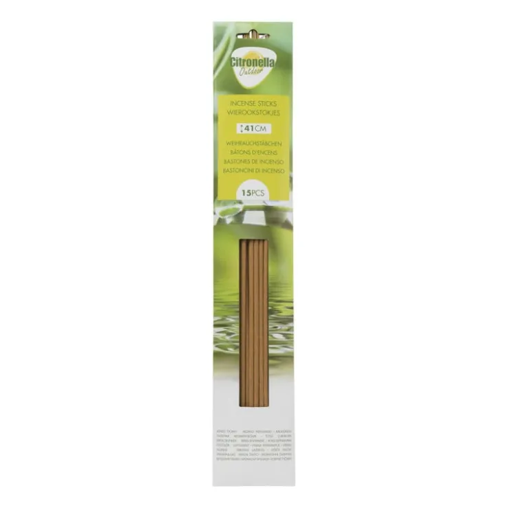 Xenos Citronella wierook - set van 15- Wierook|Citronella Kaars