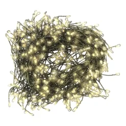 Xenos Cluster verlichting met LED lampjes - warm wit - 6.25 meter- Kerstverlichting|Kerstboom Verlichting