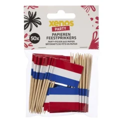 Xenos Cocktail prikkers Holland - set van 50- Prikkers