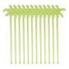 Xenos Cocktail roerstaafjes - palmboom - set van 12- Wegwerpservies|Buitenservies