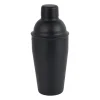 Xenos Cocktailshaker - zwart - 8,5x21 cm- Keukengerei|Cocktailshakers