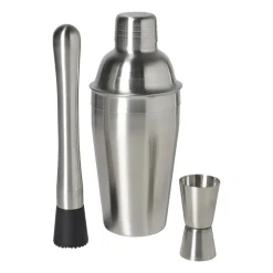 Xenos Cocktailstamper - ø3.5x20.5 cm- Keukengerei