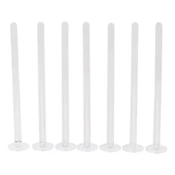 Xenos Cocktailstampers - transparant - set van 8- Wegwerpservies|Keukengerei