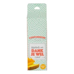 Xenos Complimenten cake - Alsjeblieft, een dankjewel - 400 gram- Bakmixen