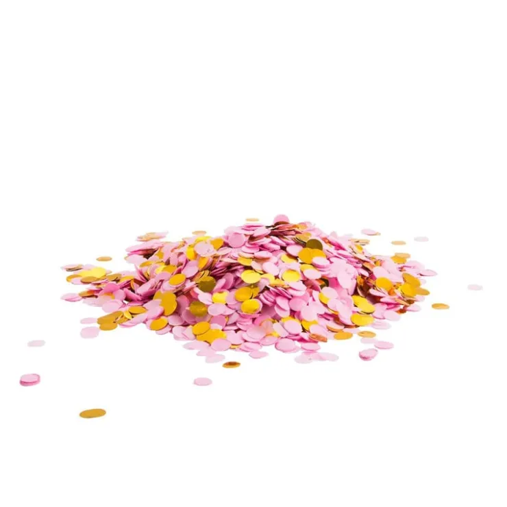 Xenos Confetti - roze / goud- Confetti|Babyshower