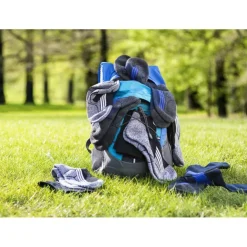 Xenos Coolmax enkelsokken - 35/38 - zwart/grijs - 2 paar- Sportsokken