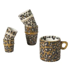 Xenos Cup animal - bruin - 265 ml- Mokken