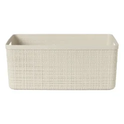 Xenos Curver jute opbergmand M - 12 liter - beige- Opbergboxen