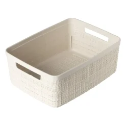 Xenos Curver jute opbergmand S - 5 liter - beige- Opbergboxen
