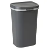 Curver prullenbak mistral flat - grijs - 50 liter- Pedaalemmers|Prullenbakken