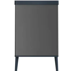 Curver prullenbak Verto - grijs/zwart - 54 liter- Pedaalemmers|Prullenbakken