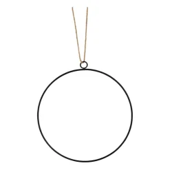 Xenos Deco ring metaal - ø25 cm- Kerst Knutselen|Wandhangers
